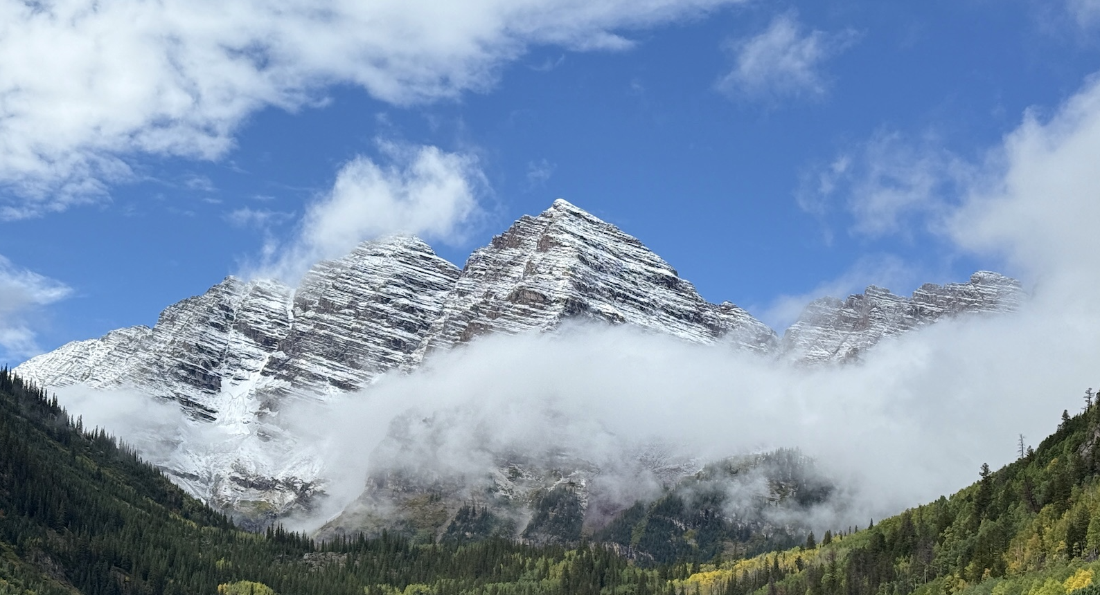 Maroon Bells near Aspen Colorado 